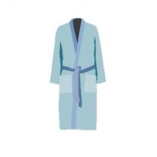 <p>bathrobe (US)/dressing gown (UK)</p>