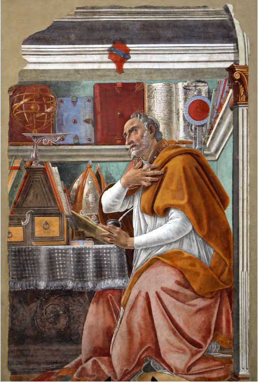 St. Augustine in his Study, 1480. Botticelli