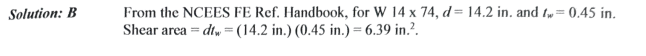 <p>W Shapes Dimensions and Properties Table</p>