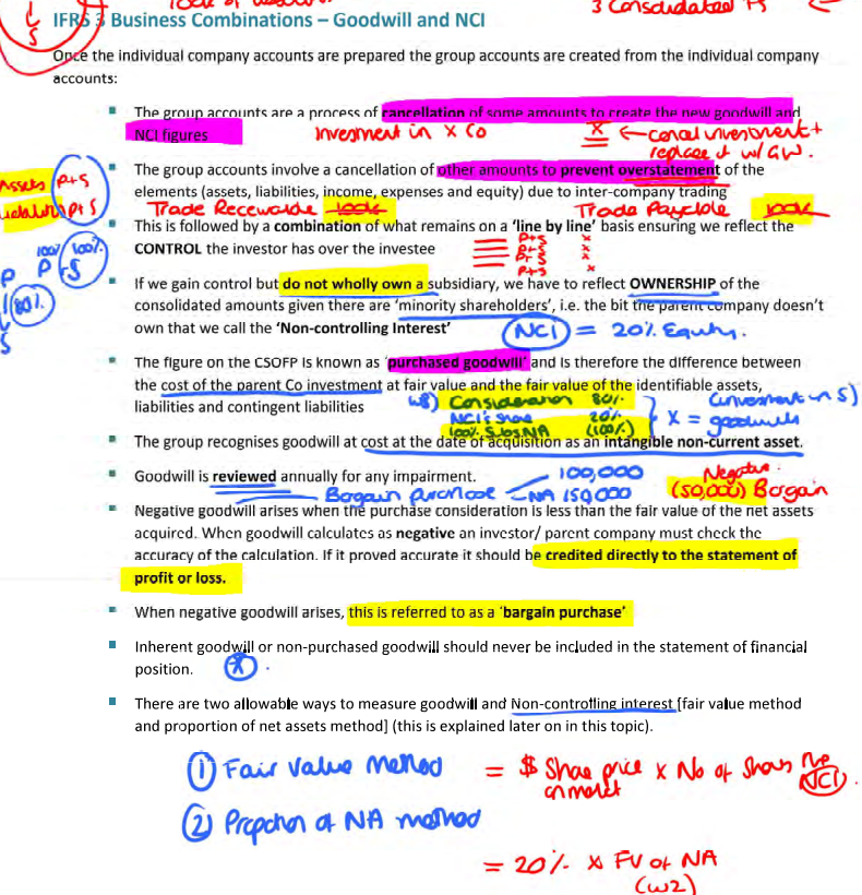 <p>The objective of this standard is to specify how to account which one entity gains control of another (referred to a business combination).</p><p>Group accounts are prepared in addition to individual company accounts. </p>