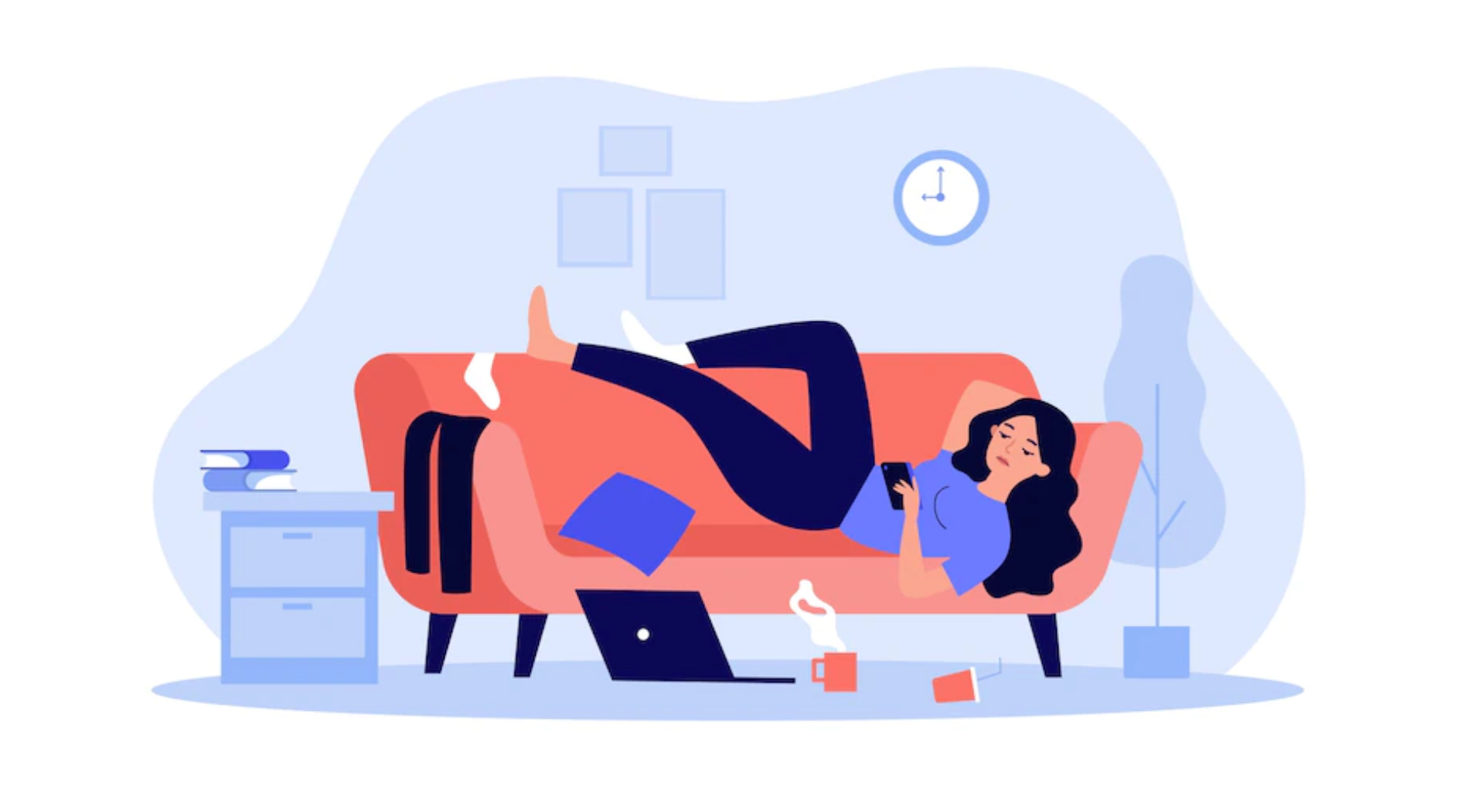 <p>Sedentary lifestyle/behavior/routine </p>