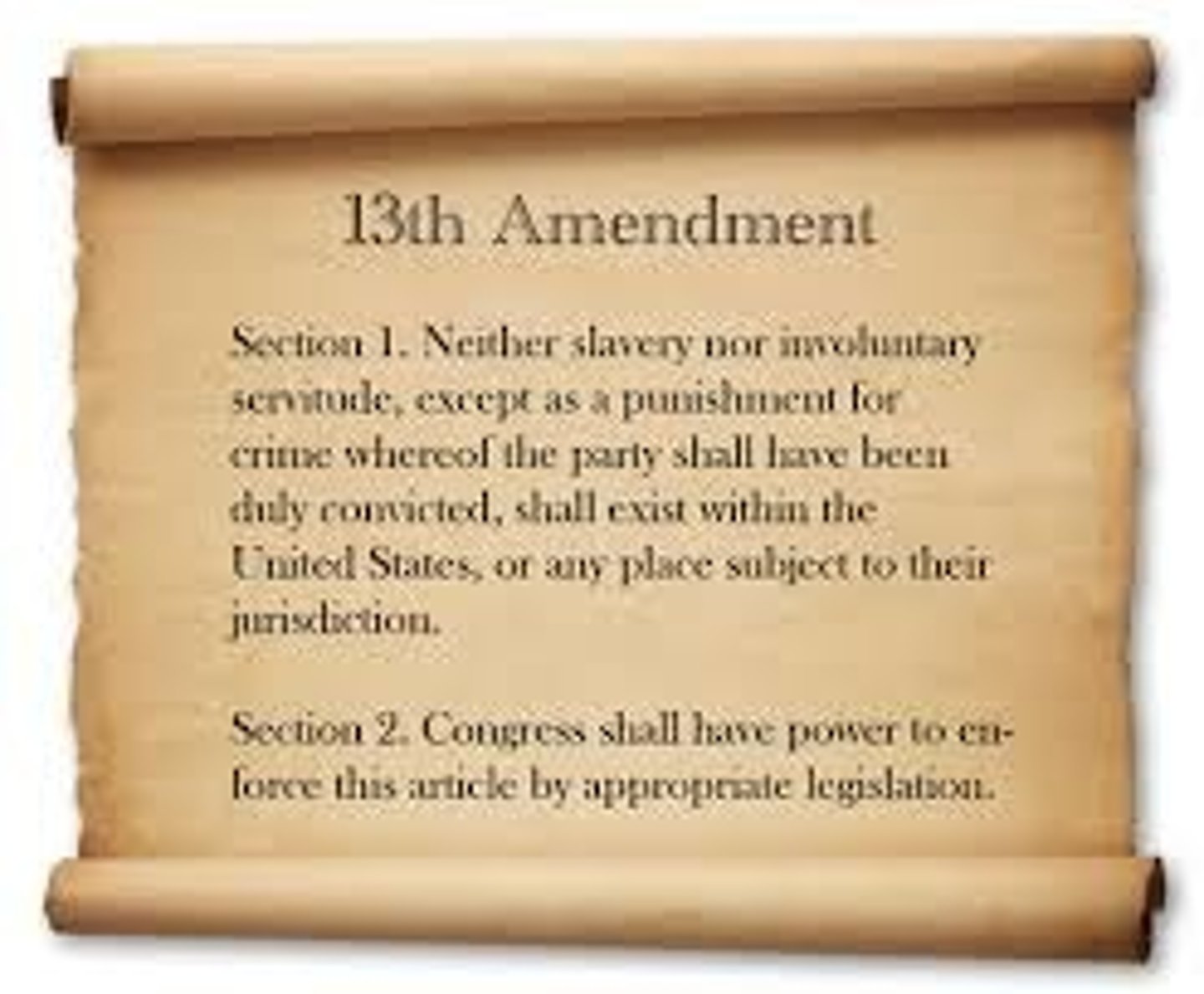 <p>The constitutional amendment ratified after the Civil War that forbade slavery and involuntary servitude.</p>