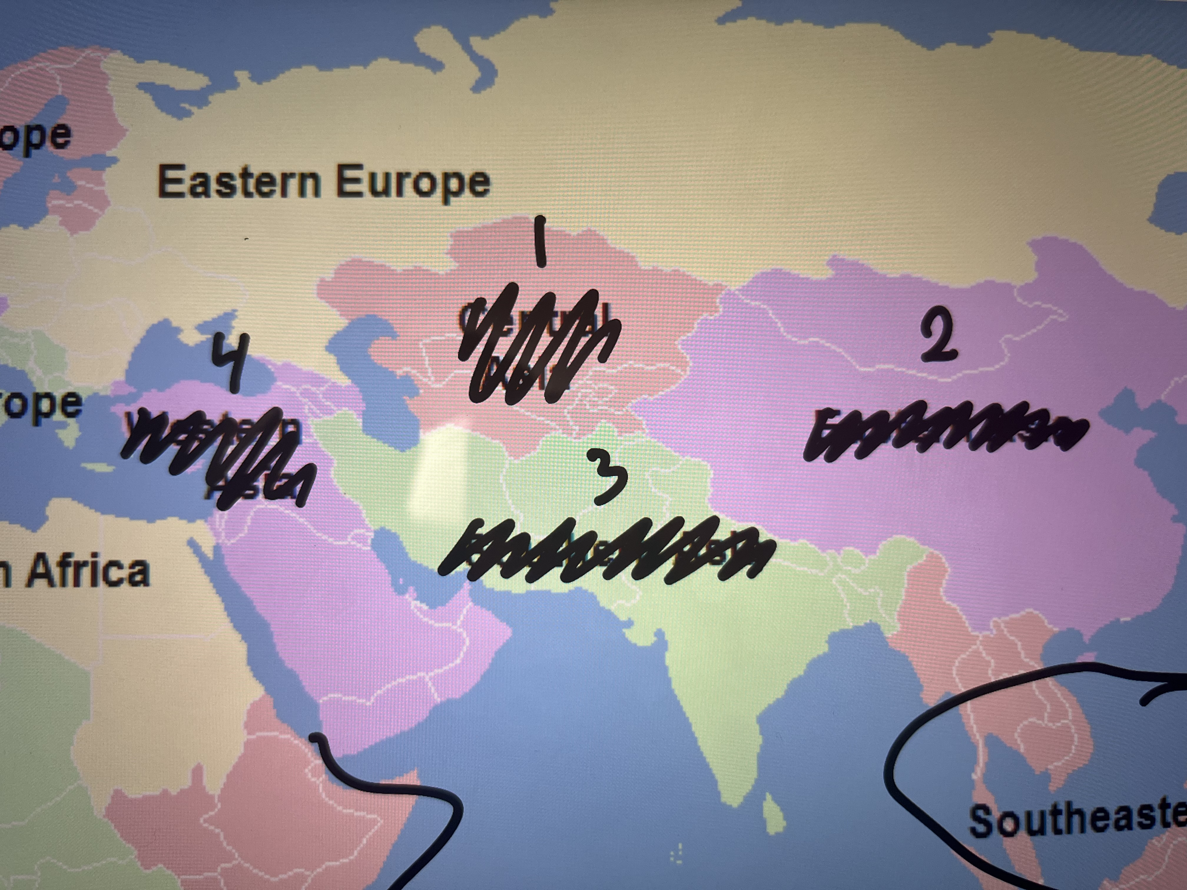 <p>Where is Southern Asia?</p>