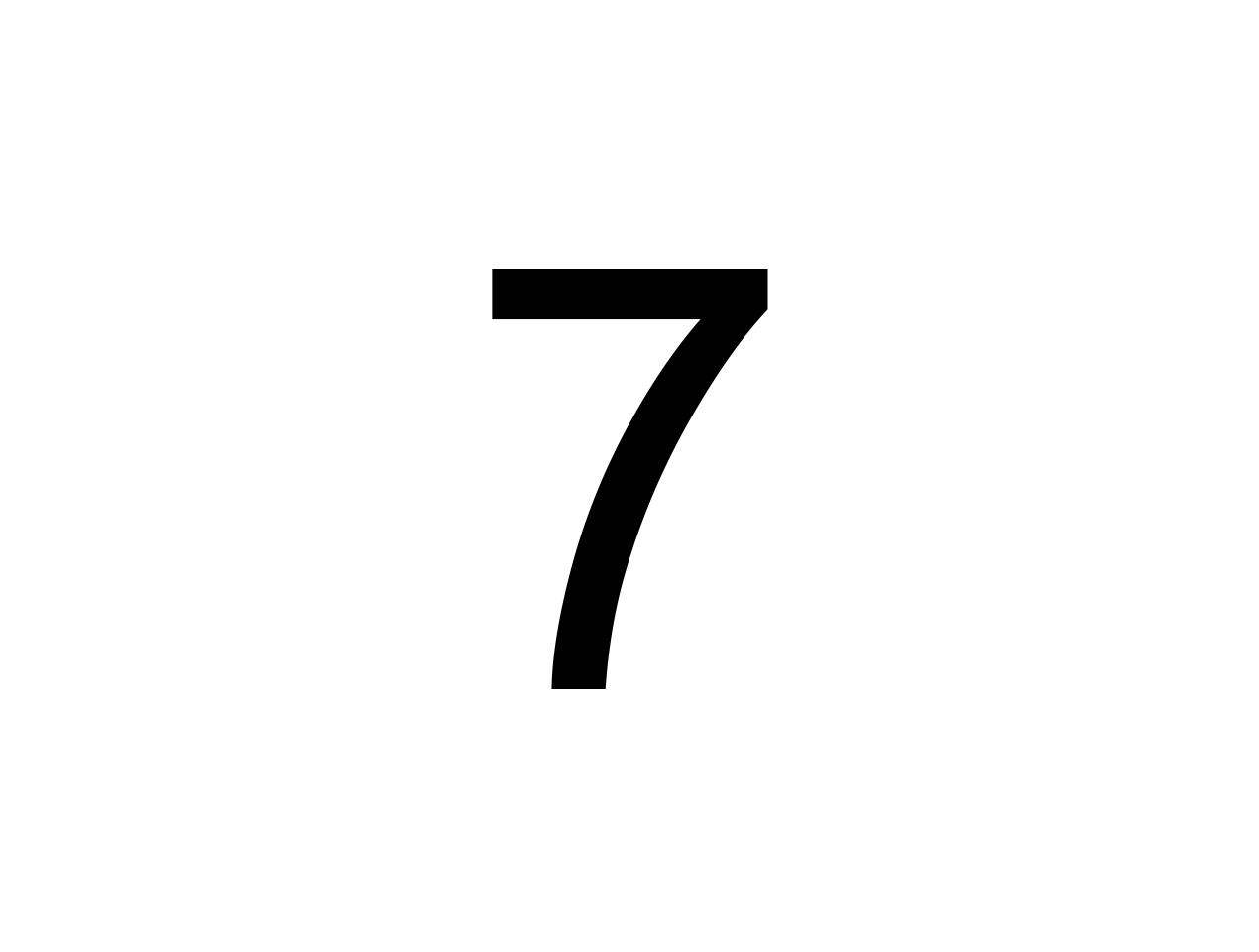 <p>zeven</p>