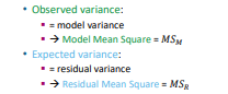 <p>By <strong>Mean Squares (MS)</strong>.</p>