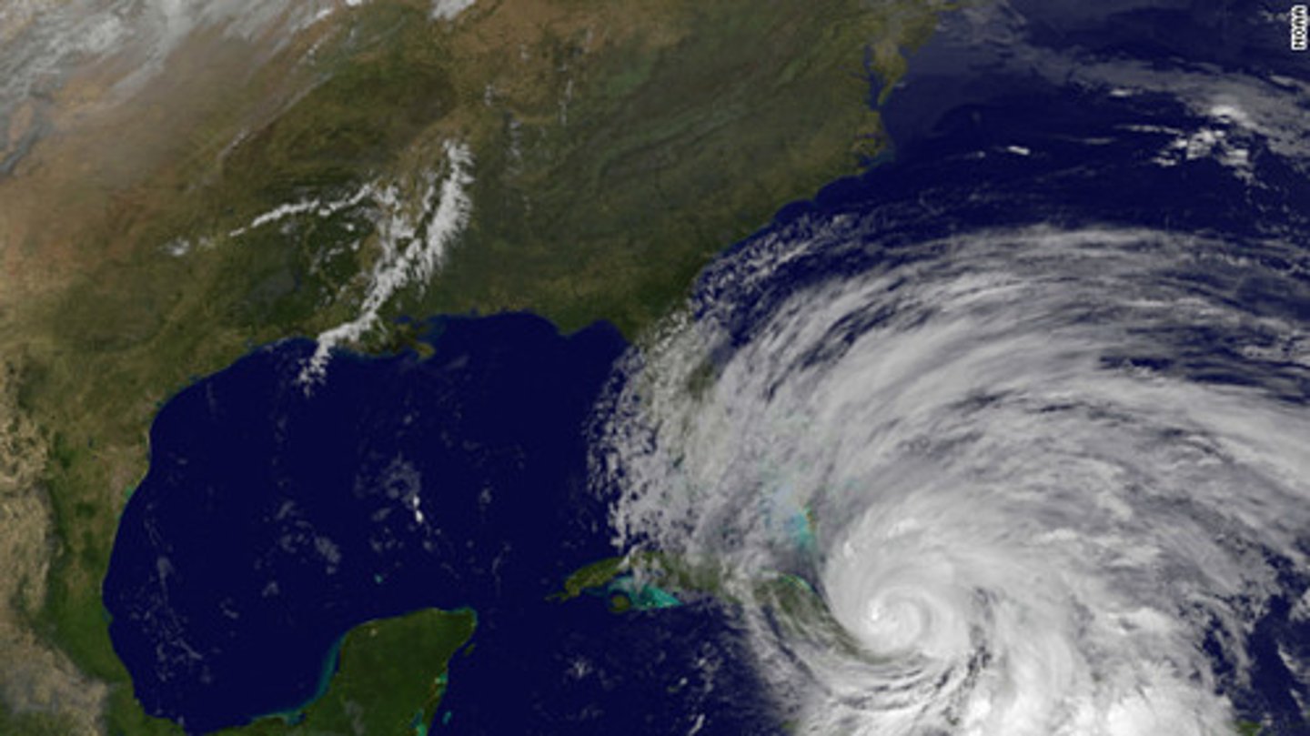 <p>a large, powerful windstorm that forms over warm ocean waters</p>