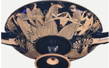 Death of Pentheus vase (4 + 1)