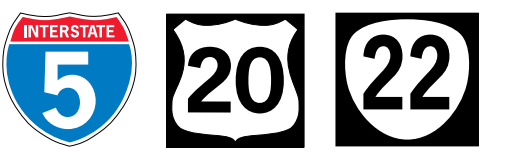 <p>Route sign</p>