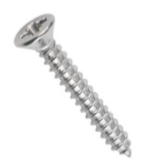 tapered, threaded all the way
