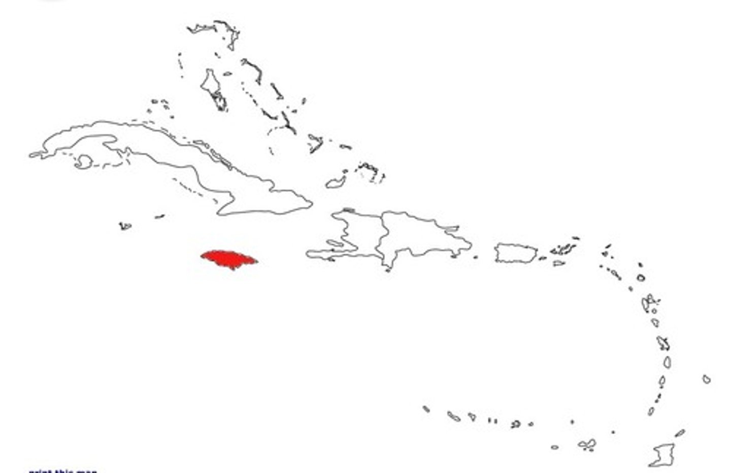<p>21 Caribbean Map</p>