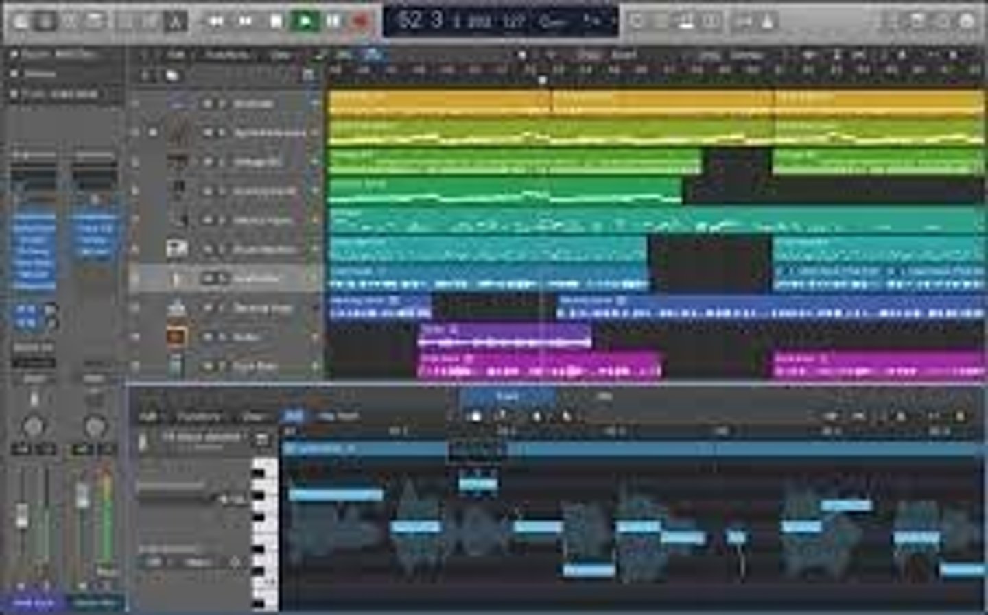 <p>Software used for recording, editing, and producing music (e.g., Logic Pro, Ableton Live).</p>