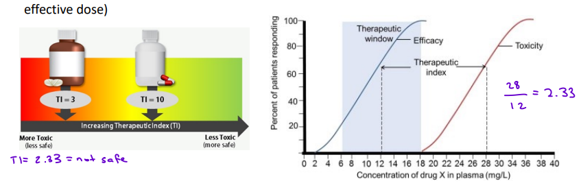 therapeutic index (TI)