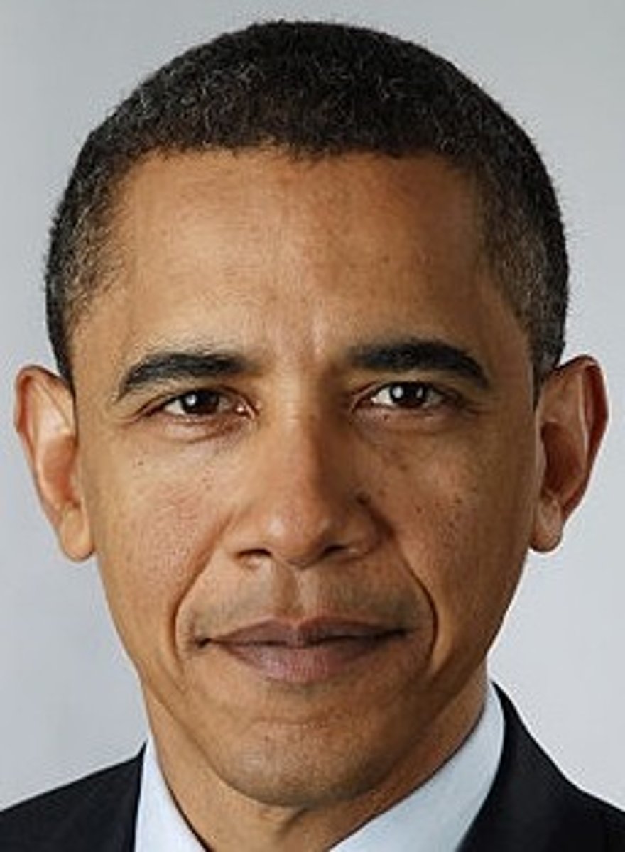 <p>Democratic-1st African American. Re-elected to 2nd term 2012. Passage of "ObamaCare"</p>