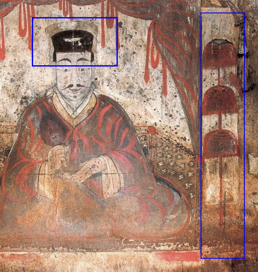 <p>white silk; usually used for white silk crowns depicted on a deceased masters head (with a black inner headdress) in traditional burial tombs of nobles in Korean history. </p>