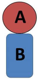 <p>The general structure of cholera toxin, an A-B toxin, is shown below. Indicate the region of the toxin that would interact with host cell surface receptors.</p>