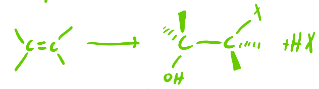 <p>Halohydrin Formation</p>