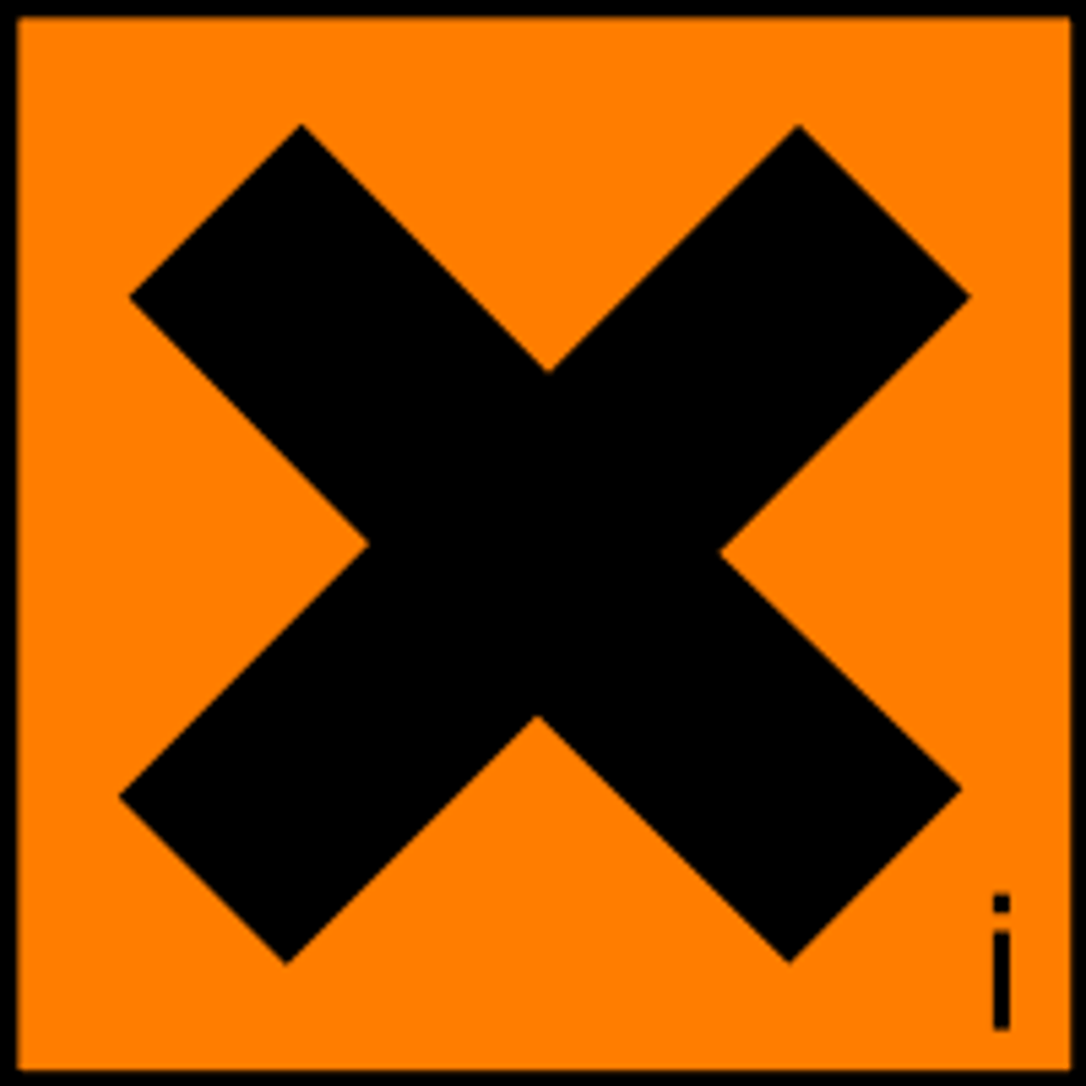 <p>^^ this is IRRITANT - harmful has a 'h' instead of 'i'</p>