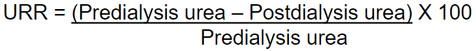 <p>Goal URR &gt; 65%</p>