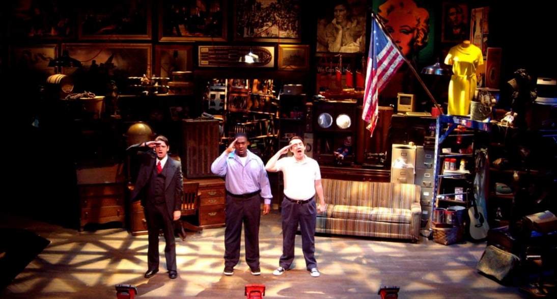 <p>All furniture and objects on stage</p>