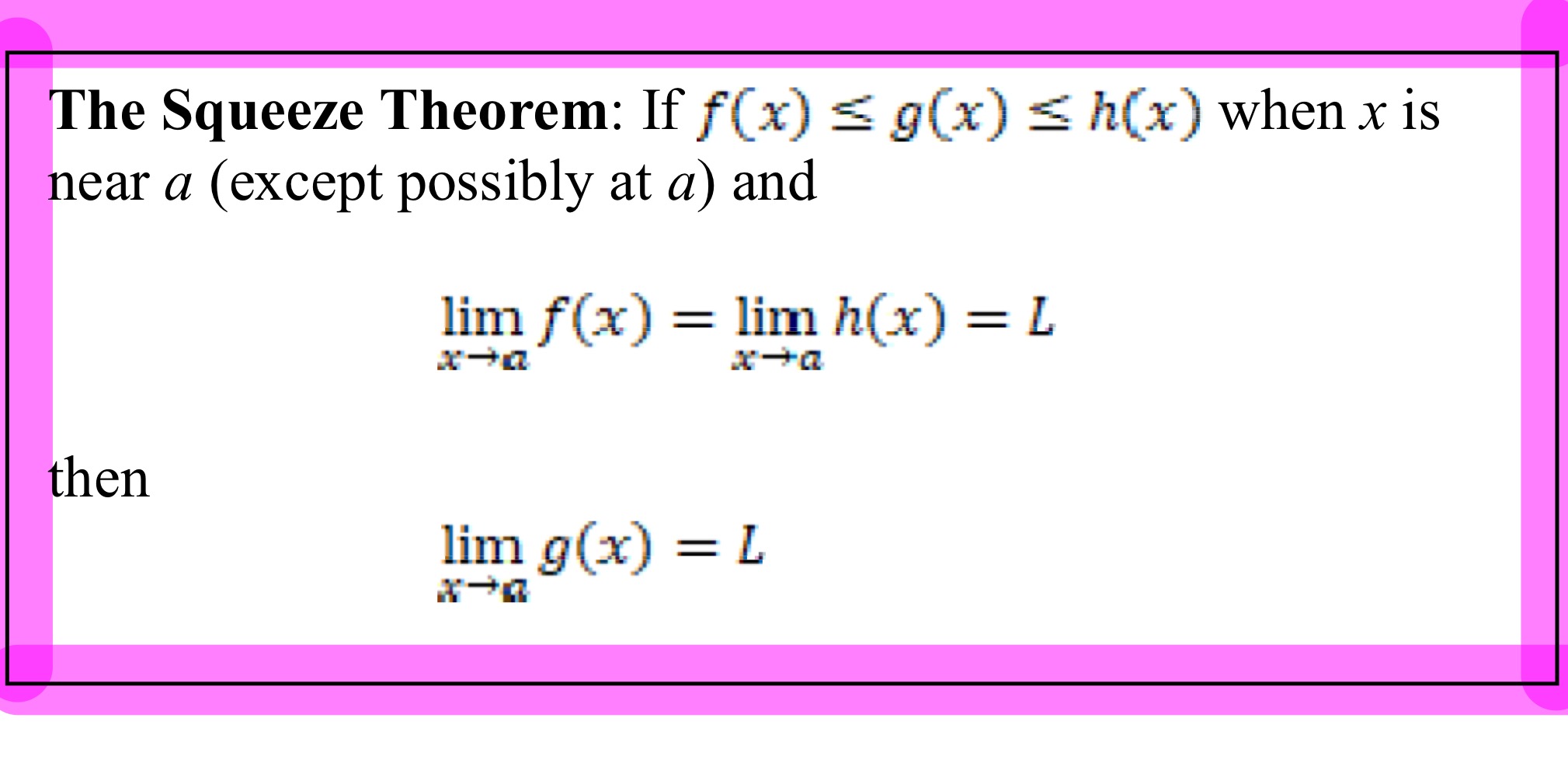 <p>Squeeze Theorem:</p>