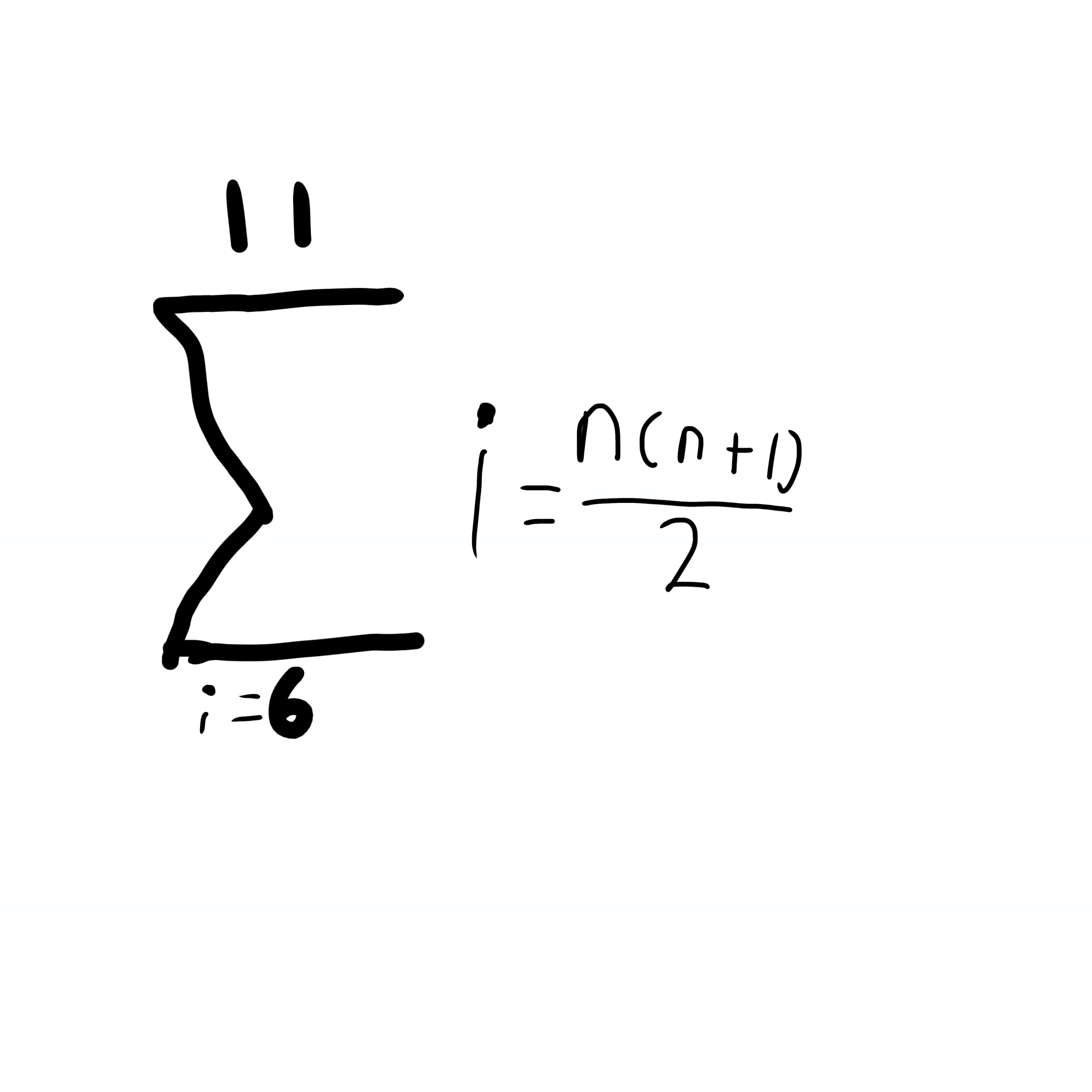 <p>Summation Formulas</p>