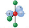 <p>Has an electron pair geometry of octahedral. Formed when three bonds form off the central atom, and the atom has three lone pairs.</p>