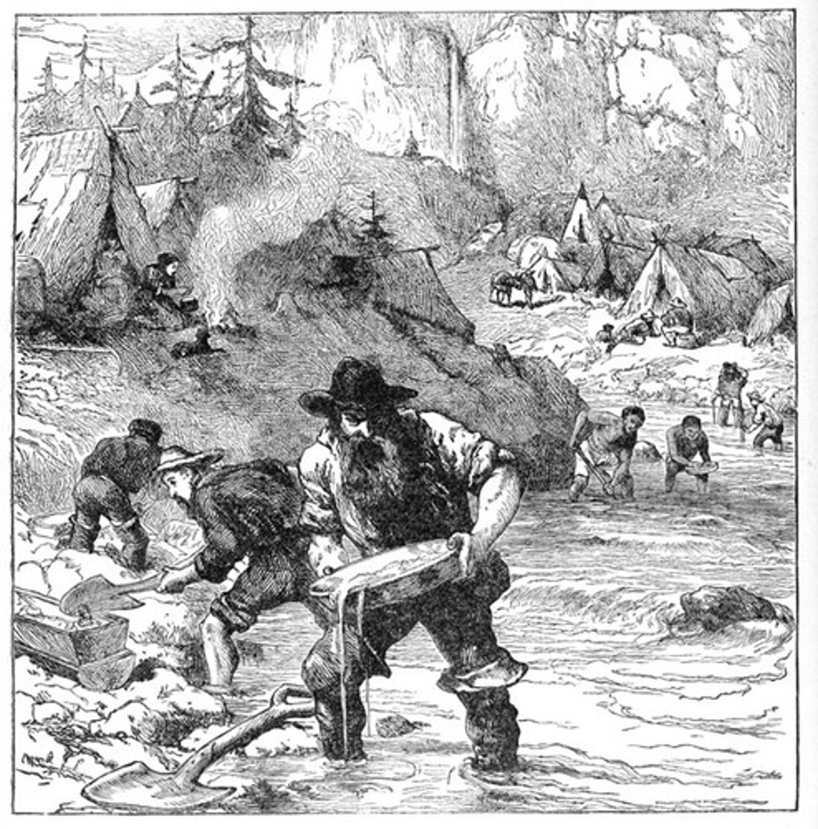 <p>People who went to California looking for Gold (They left in 1849)</p>