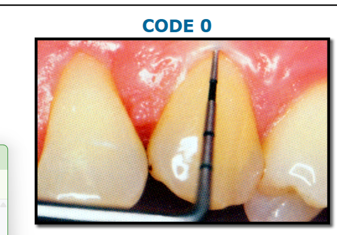 <p>colored area of probe completely visible</p>