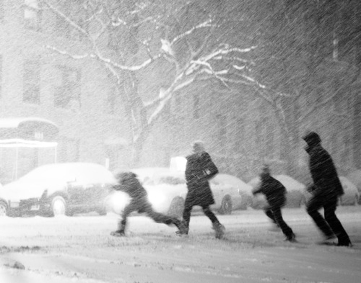 <p>A violent winter storm characterized by freezing temperatures, strong winds, and blowing snow</p>