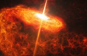<p>AGNS’s are enormously bright, distant, galaxies with giant black holes at their center</p><p>really bright</p>