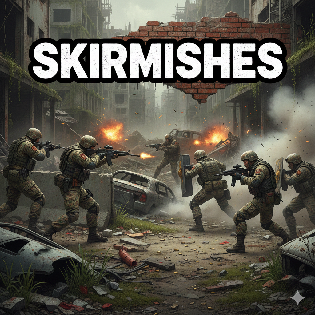 <p>skirmishes</p><p></p>