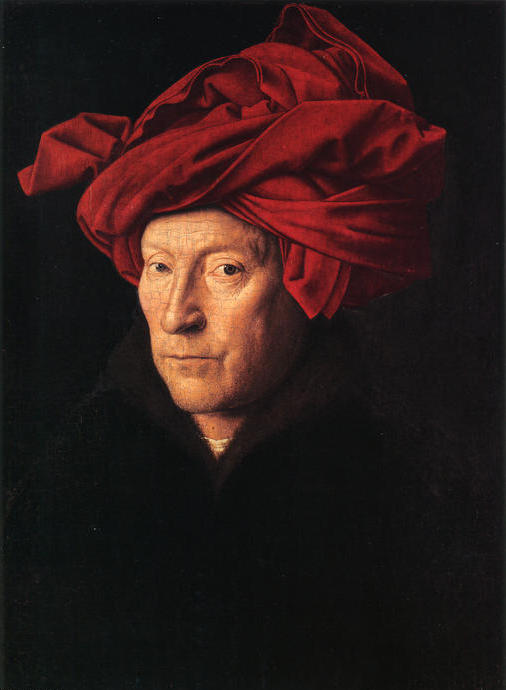 <p><strong>Uomo col turbante rosso (National Gallery, Londra) </strong></p>
