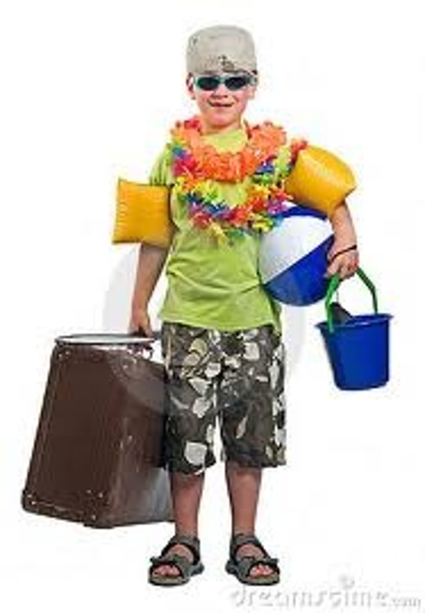 <p>to go on/leave for vacation</p>