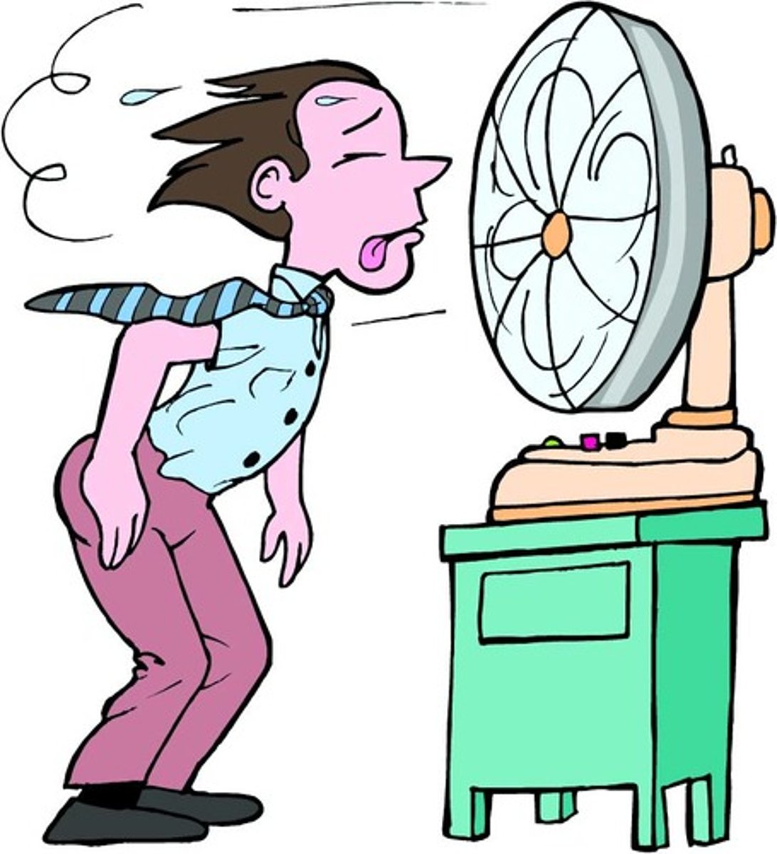 <p>to cool off</p>