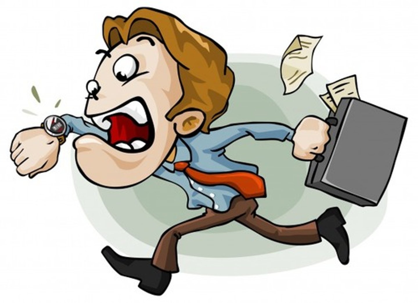 <p>to be late</p>