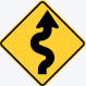 <p>What Does This Sign Mean?: Winding Road</p>