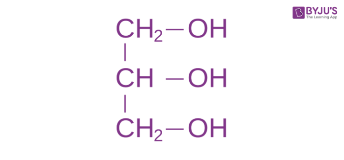 <p>3-C backbone, sugar alcohol </p>