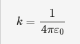 <p><span>A constant of proportionality, k, which helps us calculate the force between two charged bodies.</span></p><ul><li><p>k = Coulomb’s constant</p></li><li><p>permittivity of free space = E0</p></li></ul><p></p>