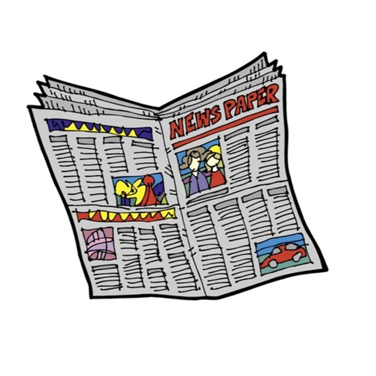 <p>the newspaper</p>