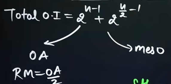 <p></p><p>n → Number of chiral carbons</p><p></p>