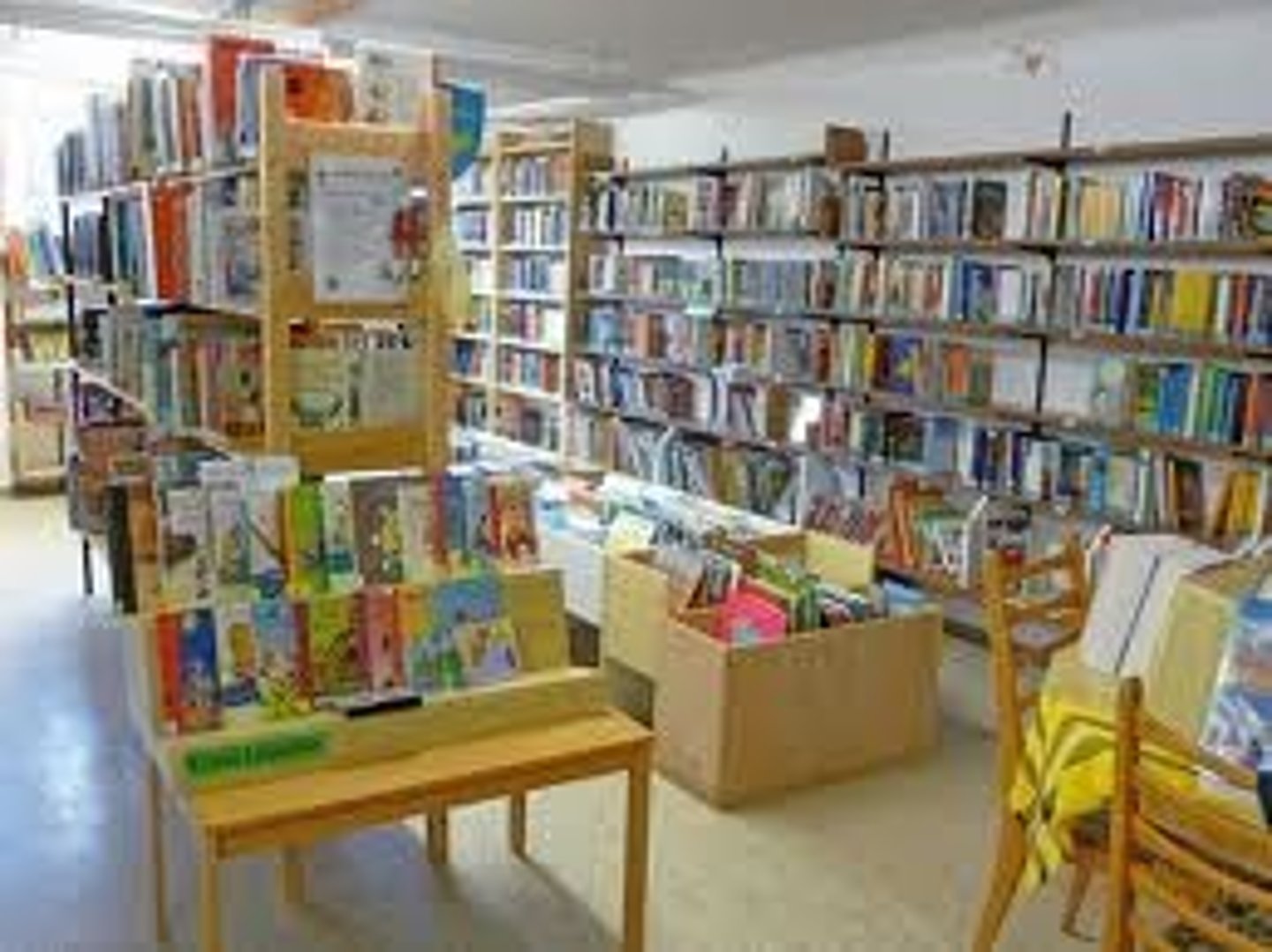 <p>hier kann man Bücher lesen</p>