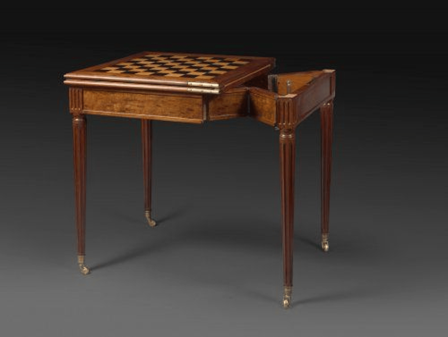 <p>French Rococo (Louis XV)</p><p>French game table</p>