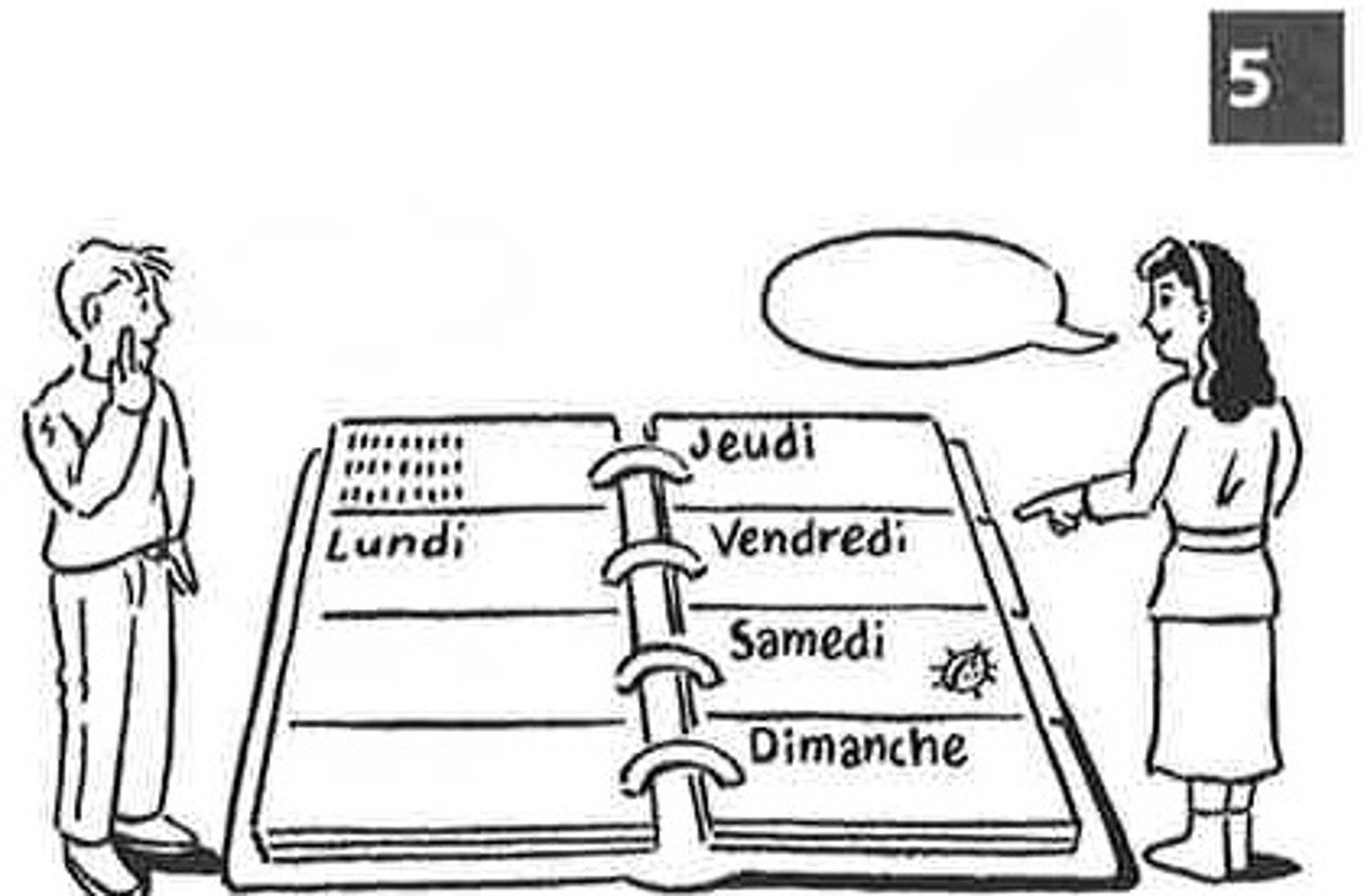 <p>What is the day ?</p>