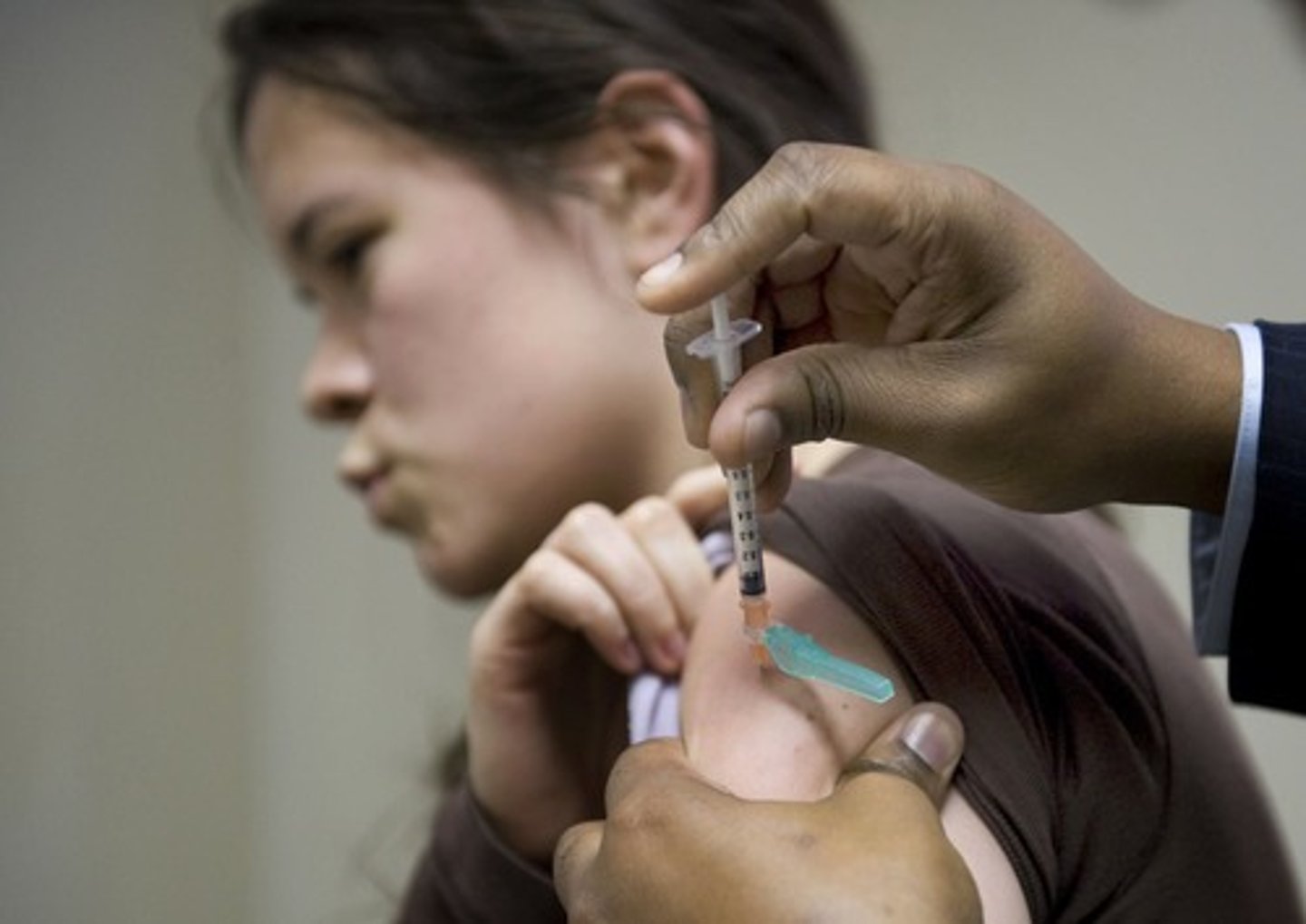 <p>A positive externality reducing illness spread in community.</p>