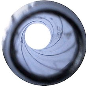 <p>barrel rifling grooves to increase stability</p>