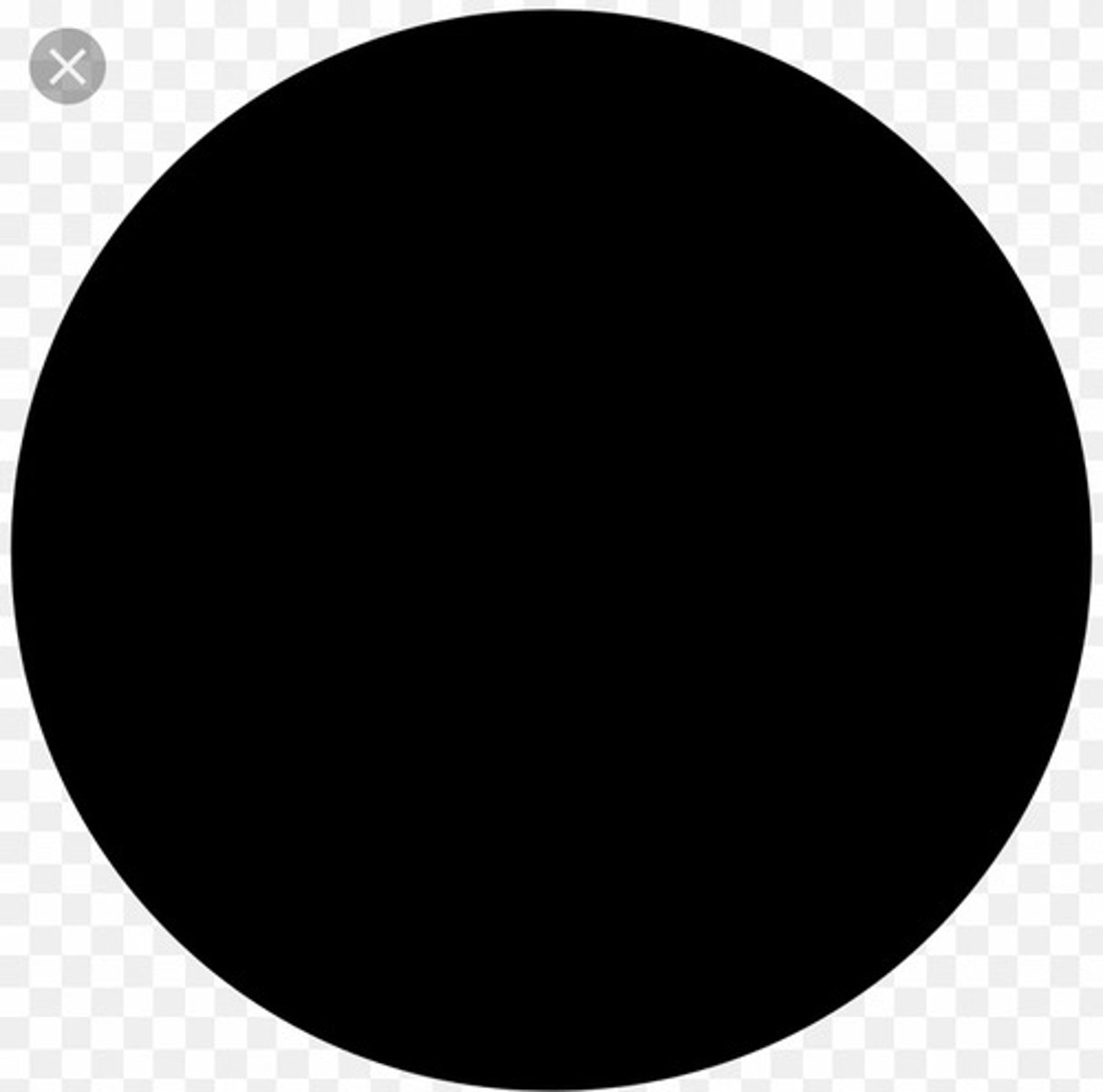 <p>Shaded circle.</p>