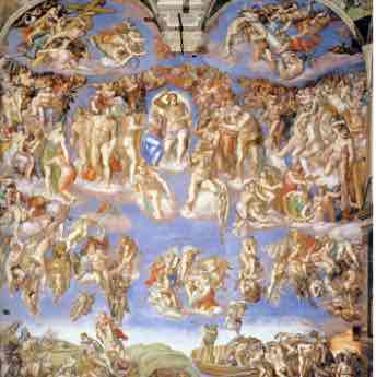 <p>sistine chapel, 1508-1512 CE, fresco </p>