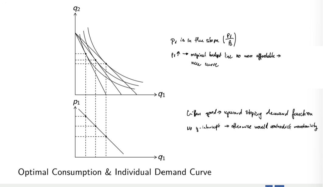<p>A good for which an <strong>increase</strong> in its own <strong>price </strong>causes a <strong>decrease </strong>in <strong>consumption</strong></p><ul><li><p>dqi/dpi < 0</p></li><li><p>the ordinary good is <strong>normal </strong>→ substitution and income effect work in the <strong>same direction</strong></p></li><li><p>the ordinary good is <strong>inferior </strong>→ substitution and income effects work in <strong>opposite direction</strong></p></li></ul><p></p>
