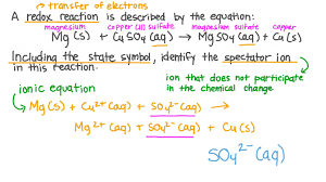 <p><span data-name="mag" data-type="emoji">🔍</span> <em>Spectator ions are ions that do </em><strong><em>not participate</em></strong><em> in the chemical change during a reaction. They appear </em><strong><em>unchanged</em></strong><em> on both sides of the ionic equation.</em></p>