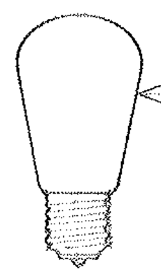<p>A straight-sided bulb for low-wattage, decorative incandescent lamps</p>